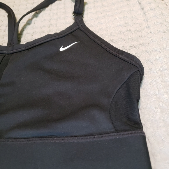 Nike Sports Bra Dry Fit Women's Dark Gray Size LARGE - Picture 3 of 6